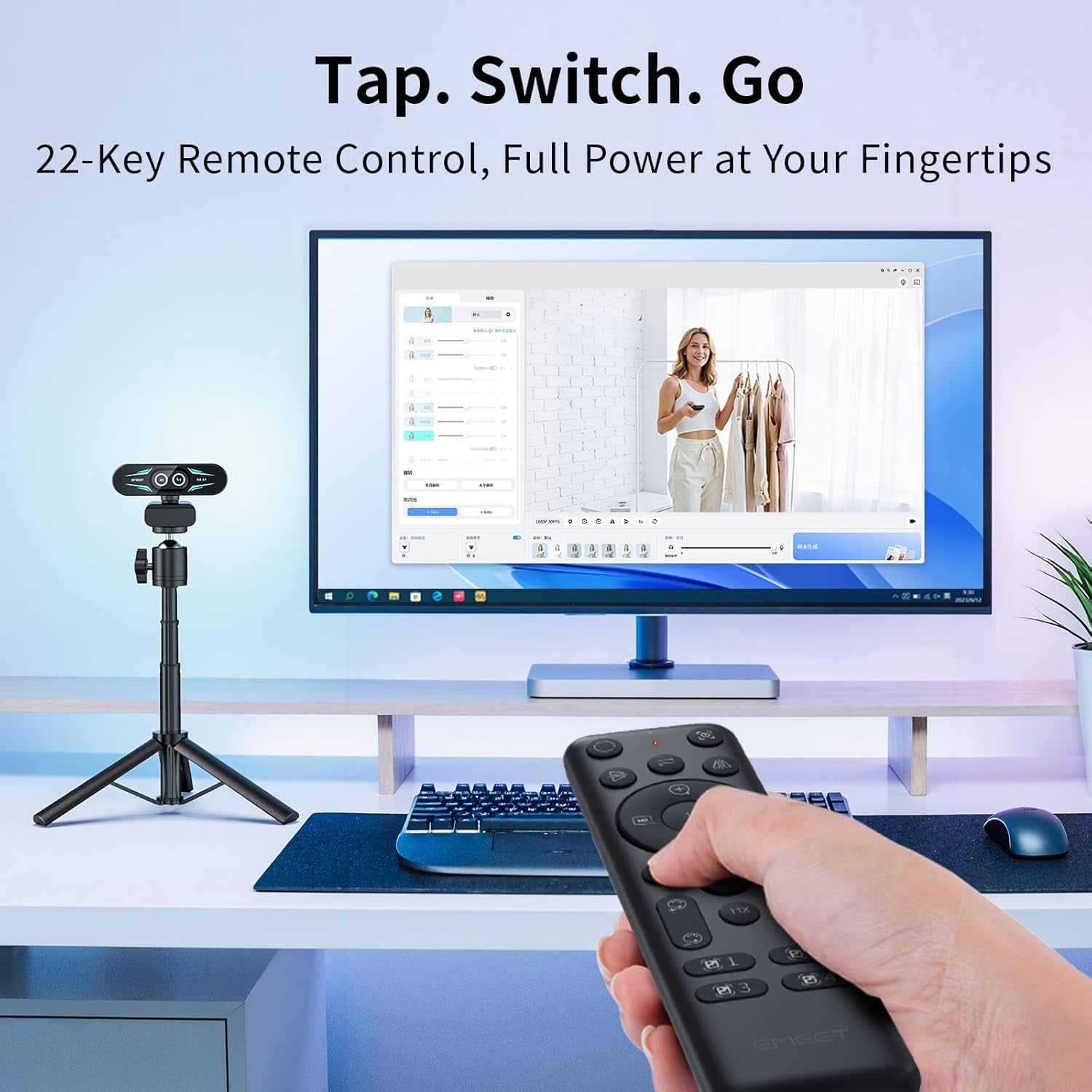 C60E Dual-Camera 4K Streaming Webcam